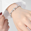 BIJOU Silver or Gold Rhinestone Beaded Bracelet