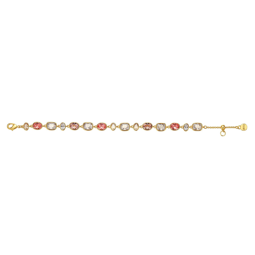 *ARRIVALS! BijoU Festival Rose Charm Bracelet with Swarovski Crystals