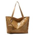 *ARRIVALS* Verse Bags Zip TOTE BAG & Coin Purse Key Chain Waterproof Brown (Pre-Sale)