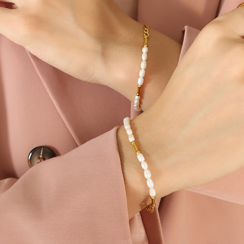 BIJOU Freshwater Pearl Bracelet / Anklet (Free Gift w/Purchase.