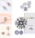 *BijoU Carbide GRA Moissanite Crown Rose Gold