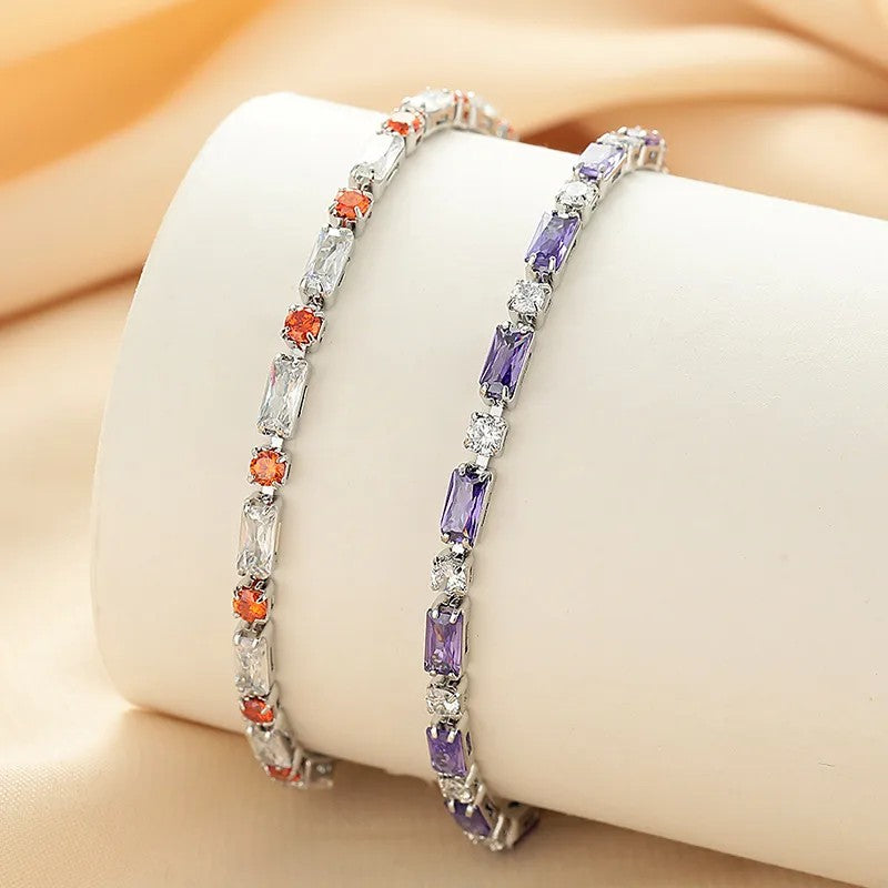 *BijoU Moissanite SIM Elegant Bracelet