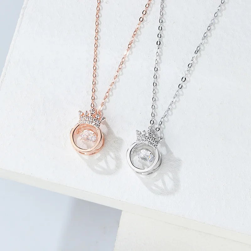 *BijoU Carbide GRA Moissanite Crown Rose Gold