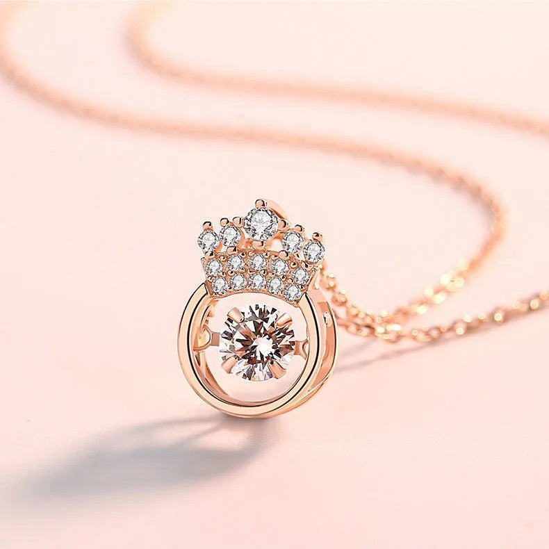 *BijoU Carbide GRA Moissanite Crown Rose Gold