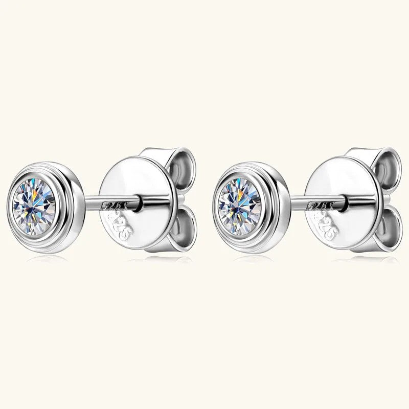*PRE-SALE!  BijoU iCarbide GRA Moissanite Earrings Rose Gold