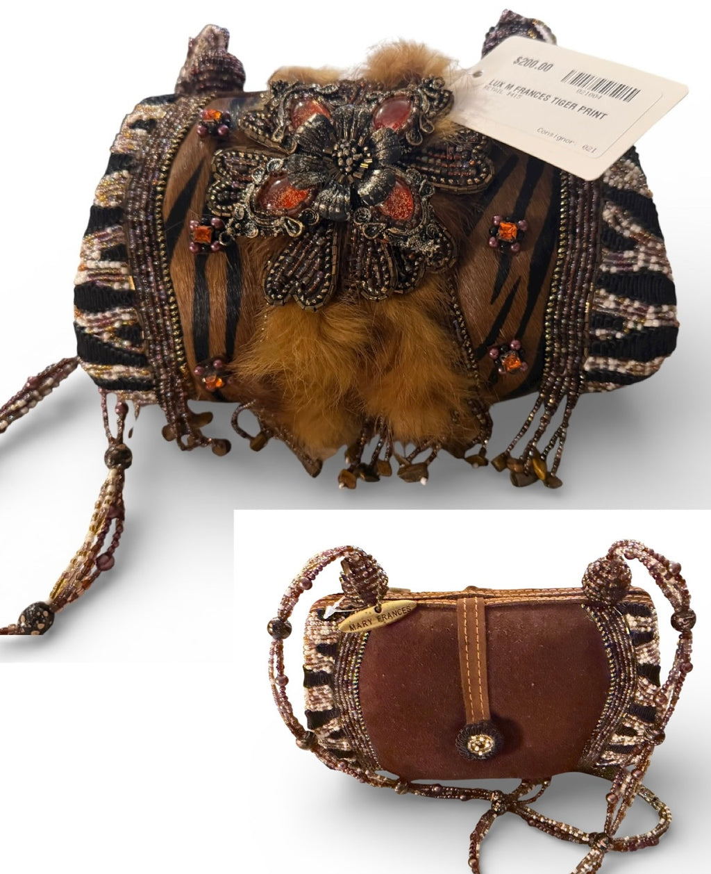 VeRse Mary Frances Vintage Line- Like New Brown Jewels