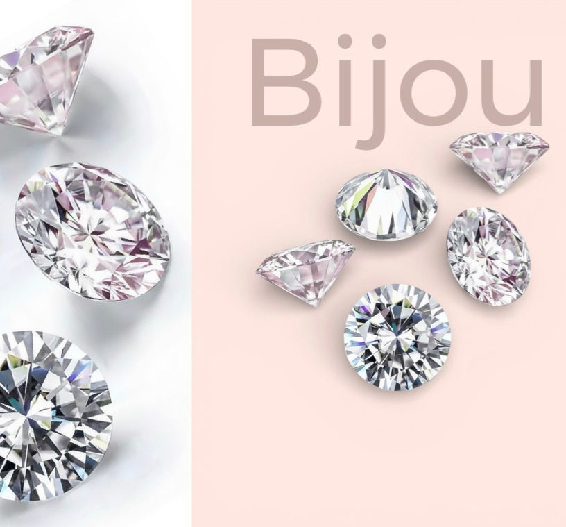 *Arrivals ! Bijou GRA Moissanite Pendant Necklace in 925 Sterling Silver