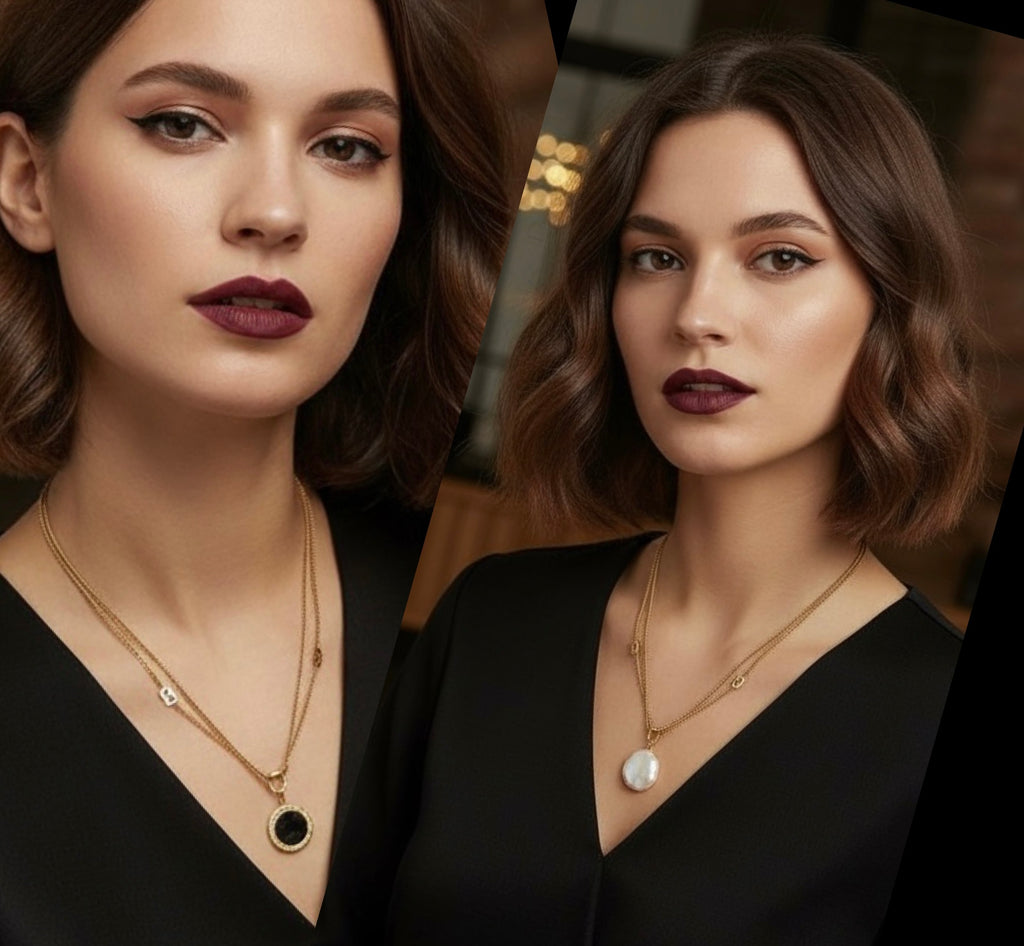 BIJOU Luxury Reversible Stainless Steel– 18K GD Plated