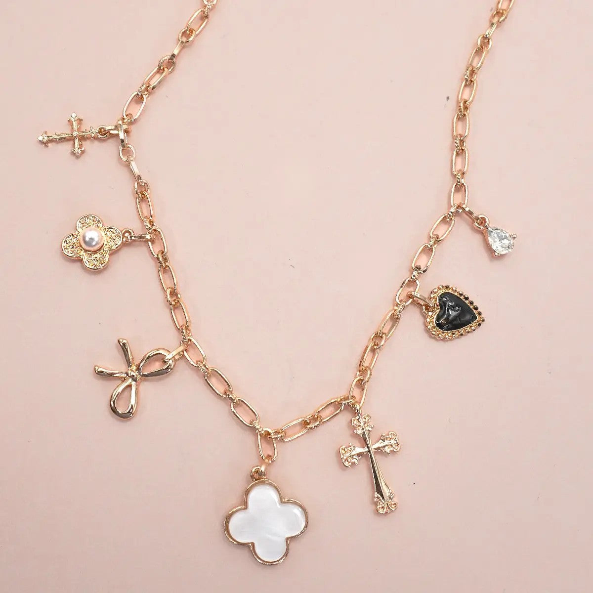Bijou Charming Clover your Heart Necklace
