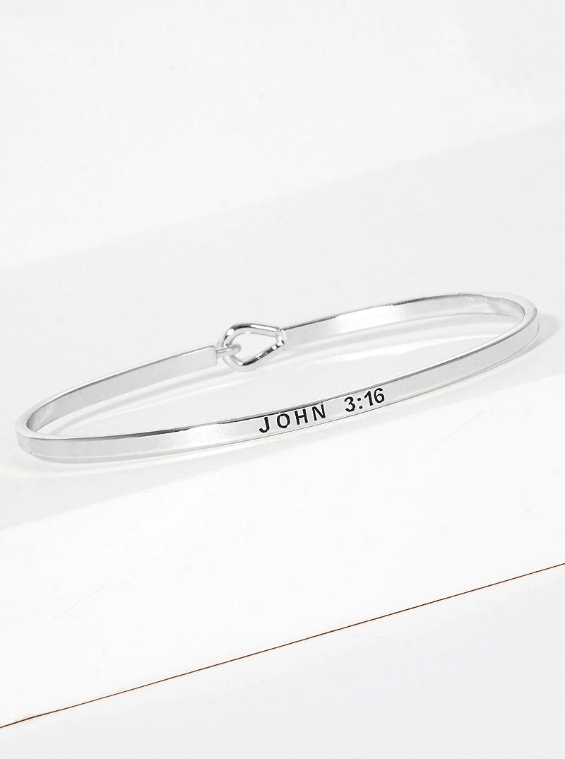 Bijou Believe J3:16 Bangle Gold-Silver