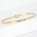 Bijou Believe J3:16 Bangle Gold-Silver