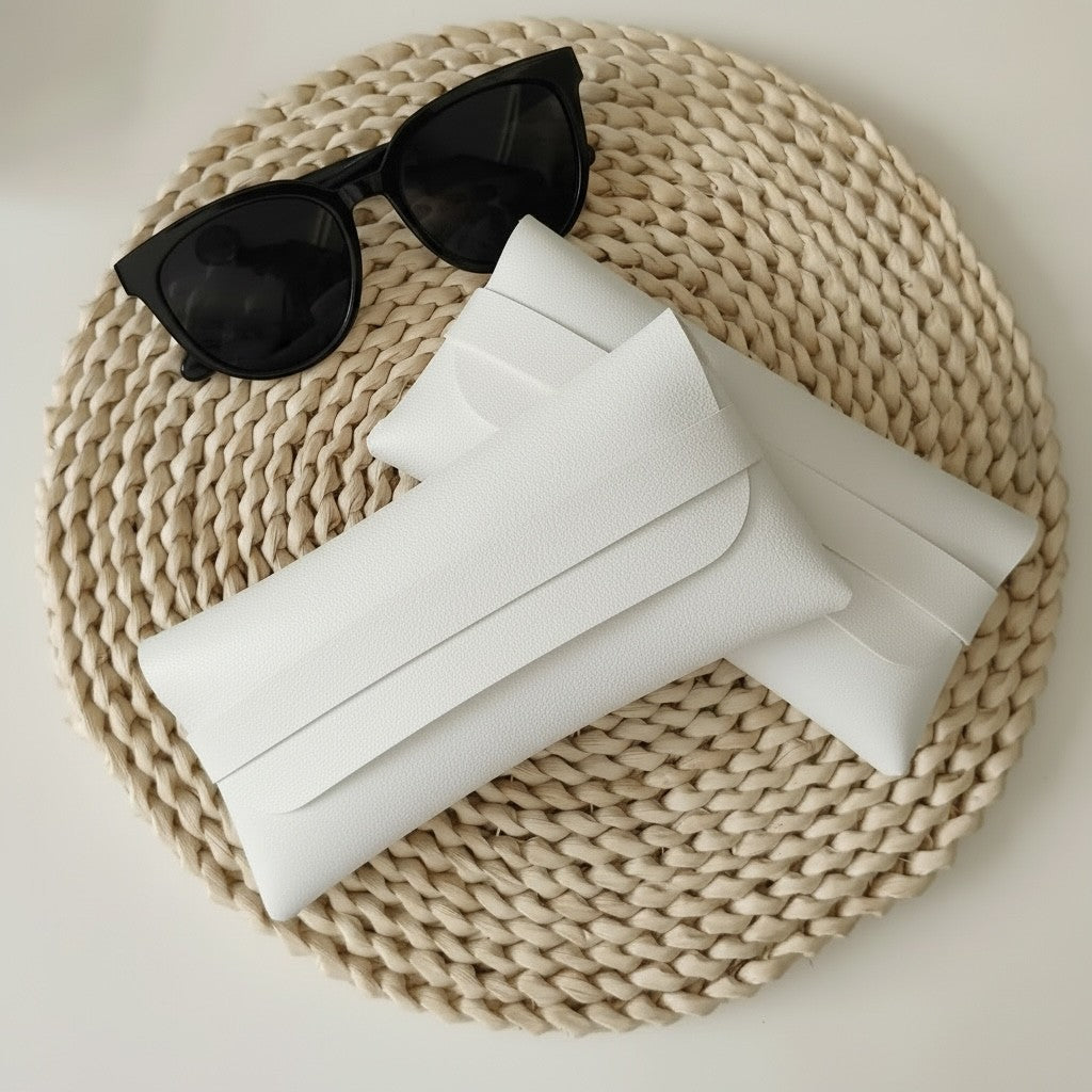 *New! VeRse Shade Covers Strapped Leather Case: Snow White