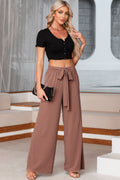 Verse Premium Wide Leg Brown Leg Flare