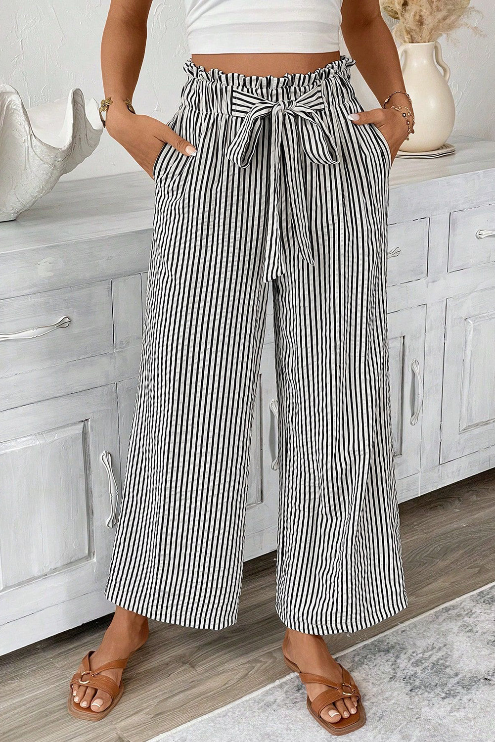 Verse Premium Wide Leg Ultra Soft Tie Navy Strides