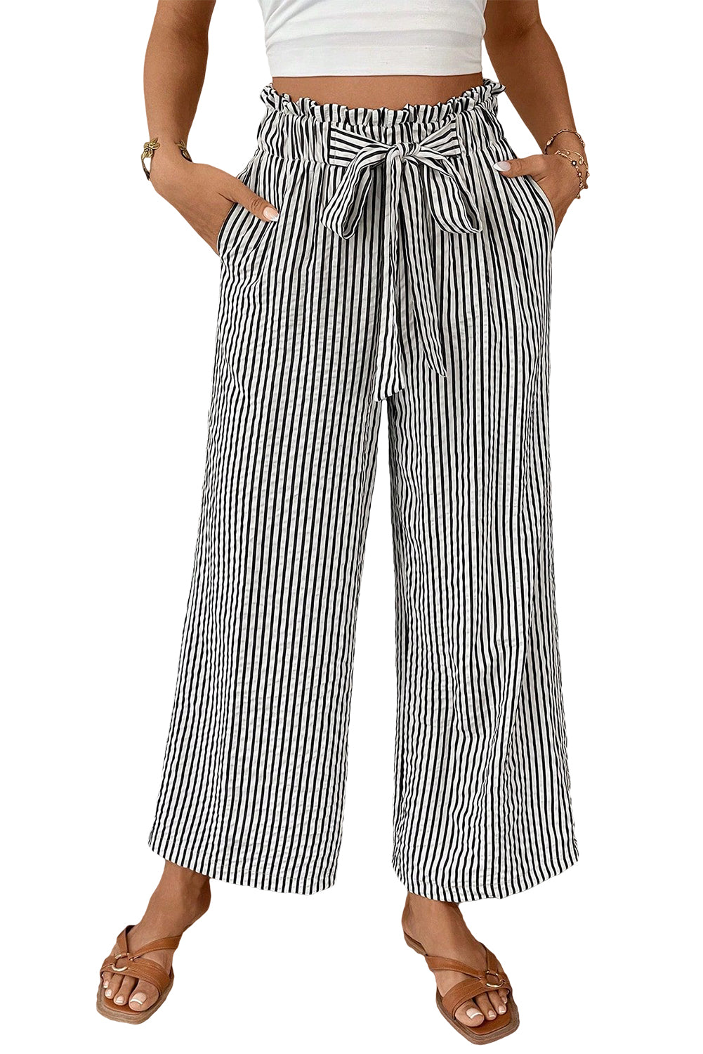 Verse Premium Wide Leg Ultra Soft Tie Navy Strides