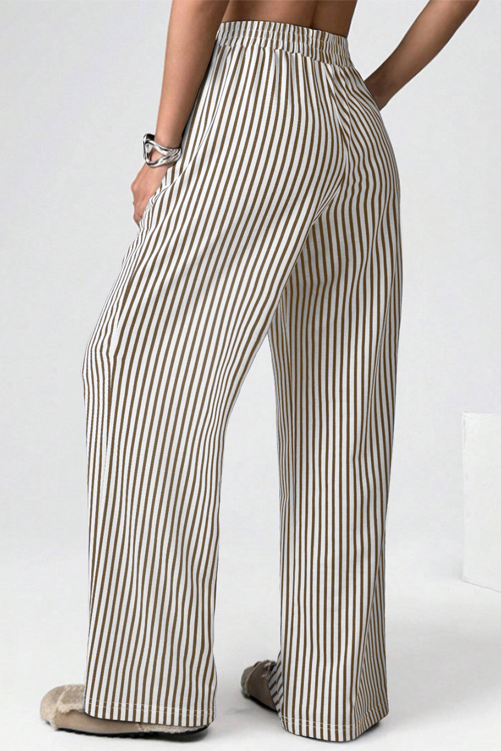 Verse Premium Wide Leg Ultra Soft Striped Long Strides