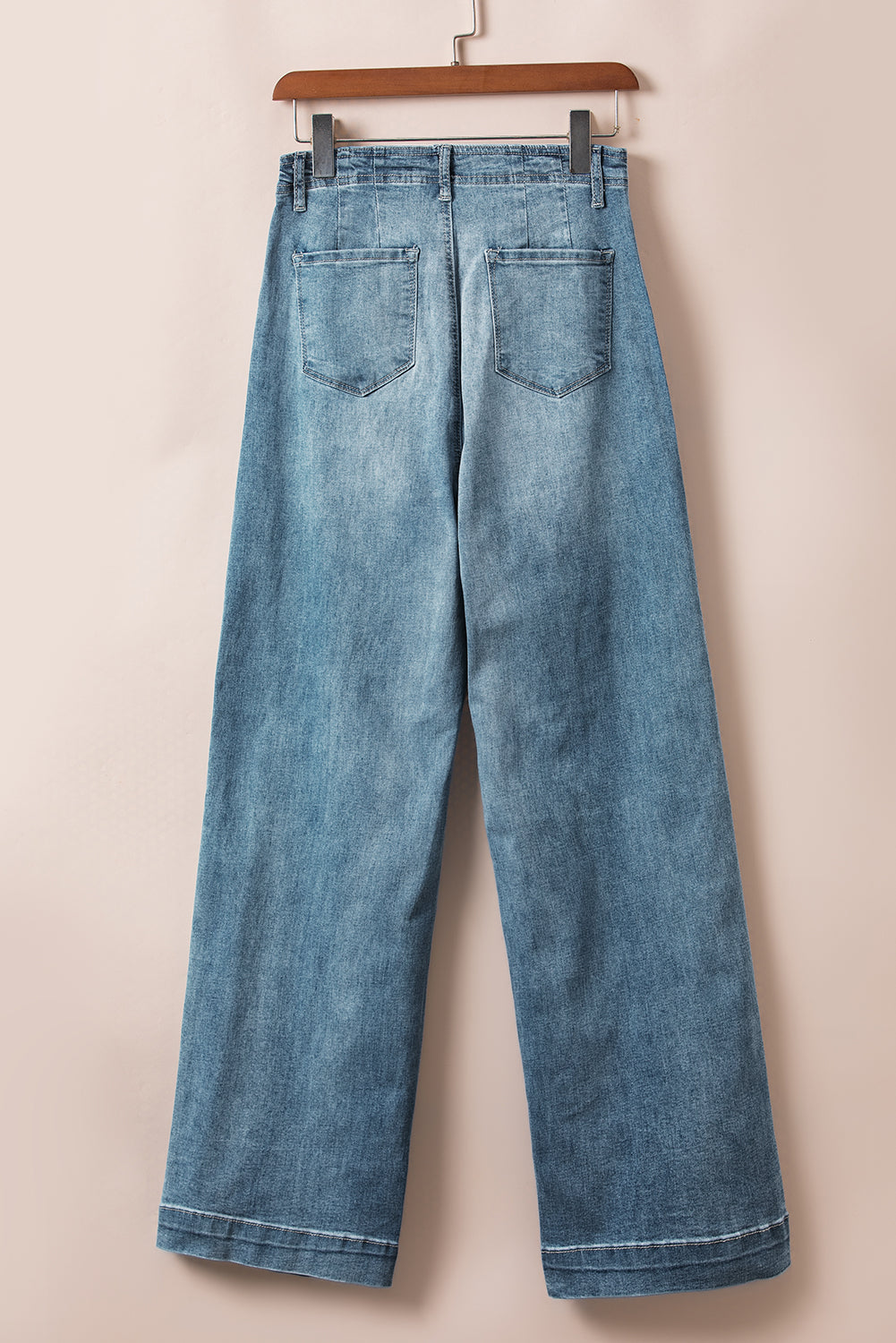 Verse Premium Wide Leg Flare Blue Washed Jeans