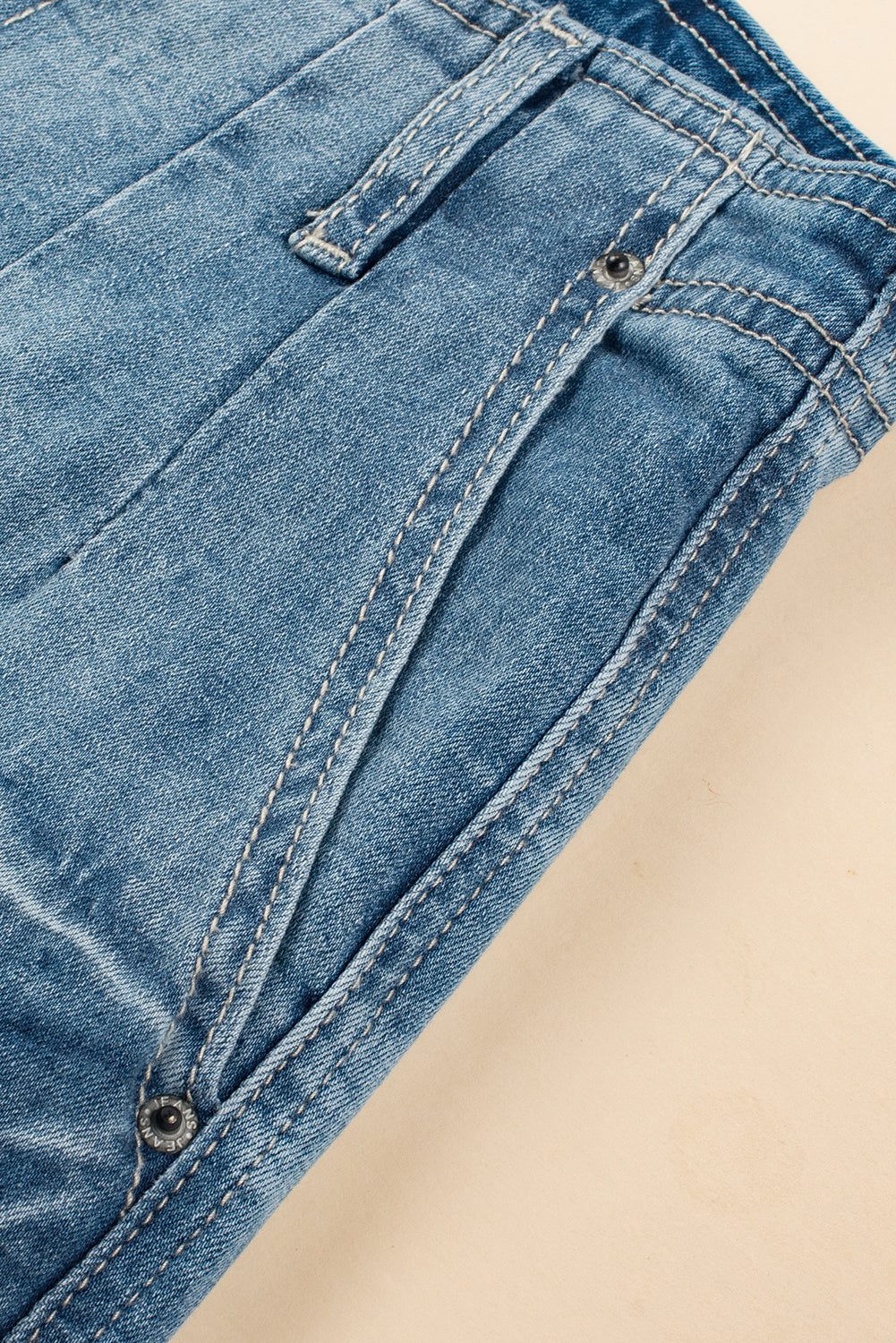 Verse Premium Wide Leg Flare Blue Washed Jeans