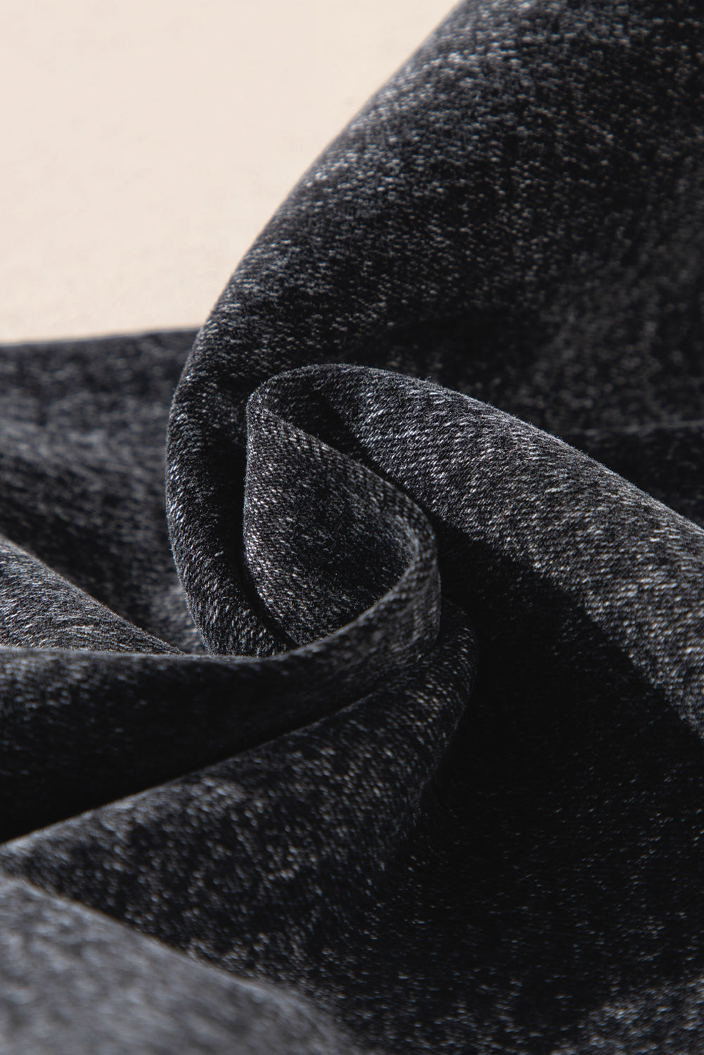 Verse Premium Wide Leg Flare Black Stoned Grey Black