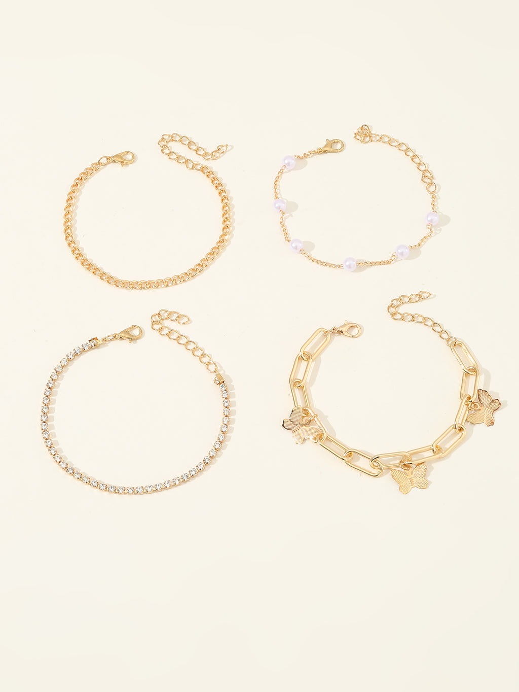 BIJOU Gold Plated Stackable Anklets – Stainless Steel Fine Jewelry