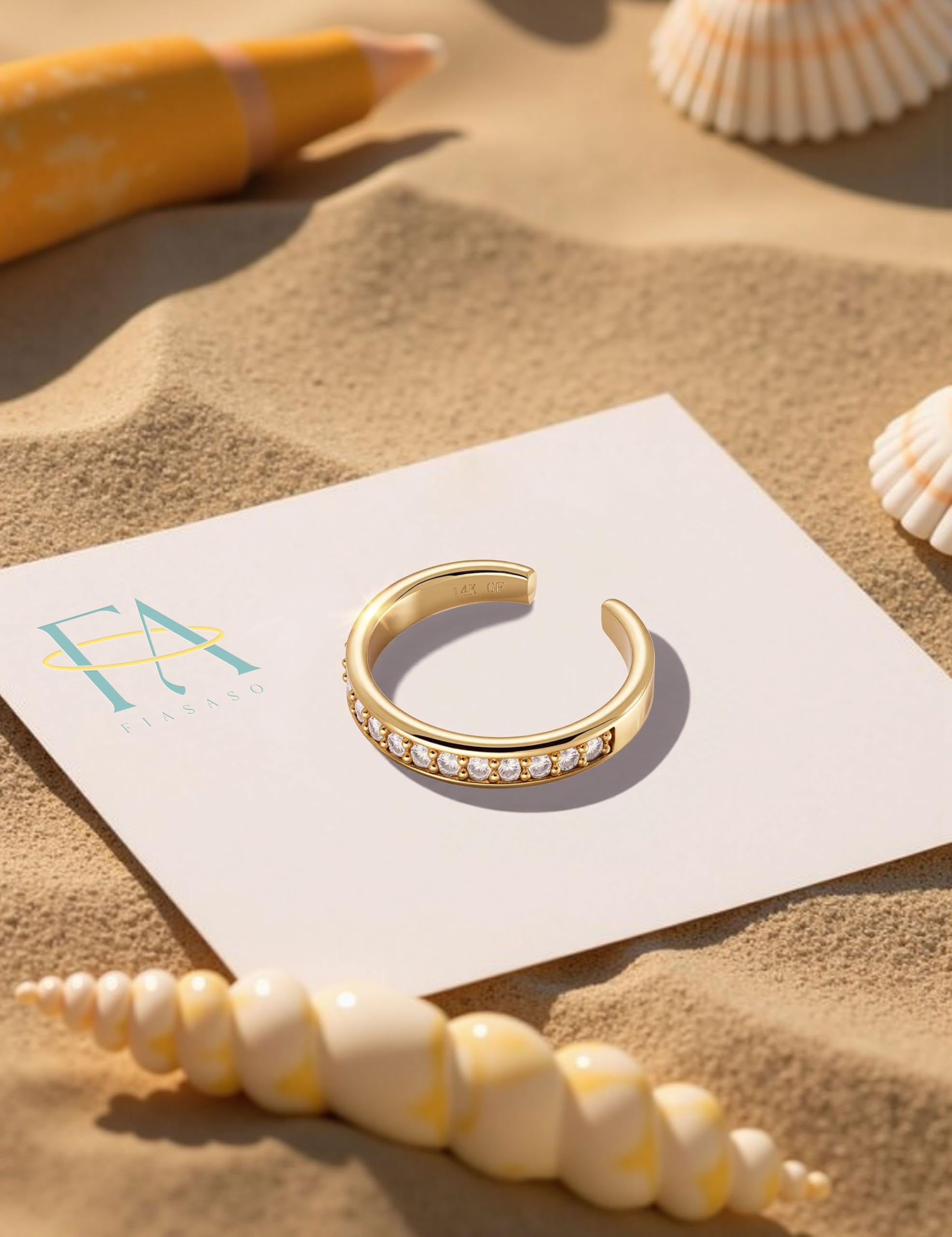 BIJOU Gold & Silver 925 Toe Rings | Thick, Thin, Floral & Rhinestone