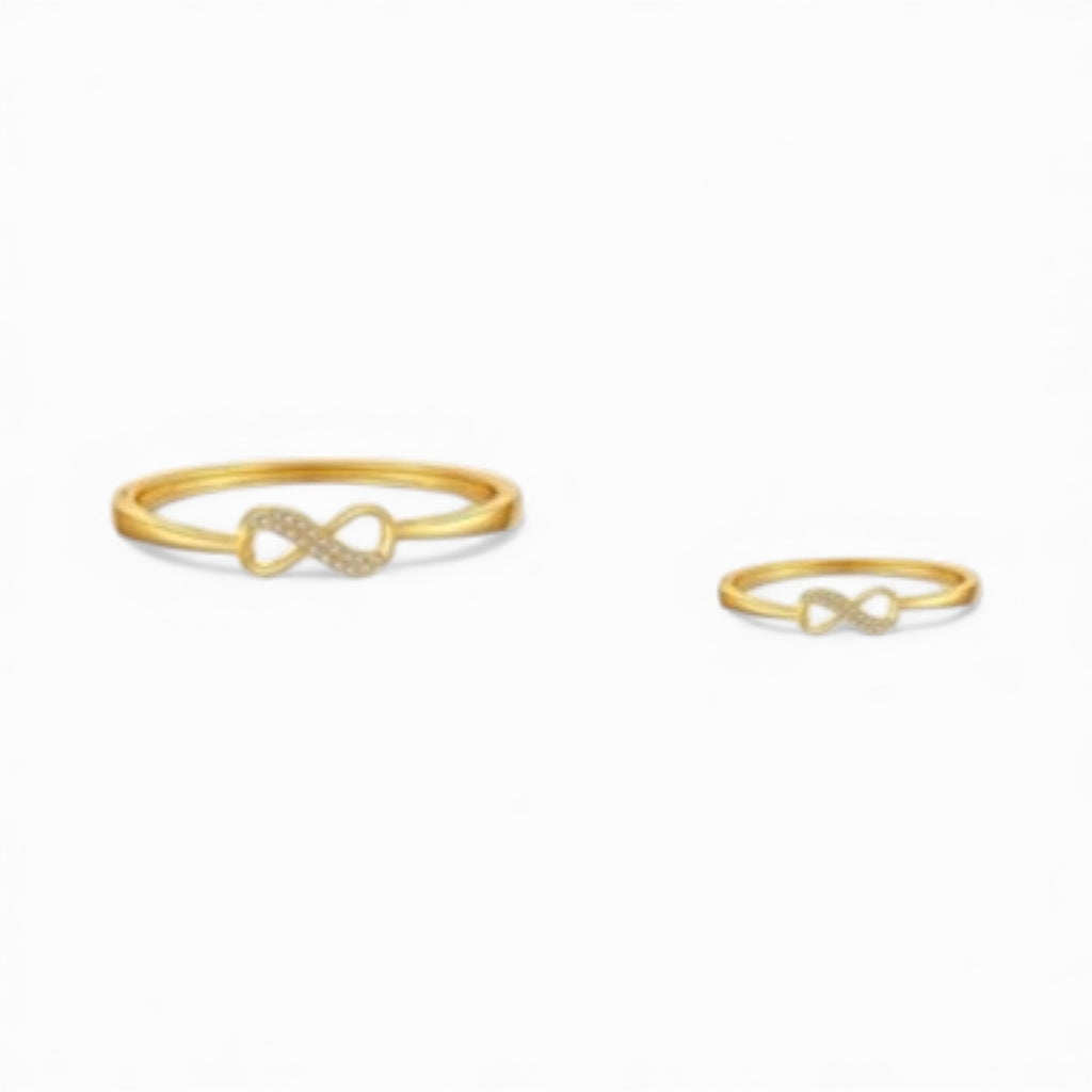 BIJOU Luxury Gold Bracelet | Dainty Rhinestone Detailing