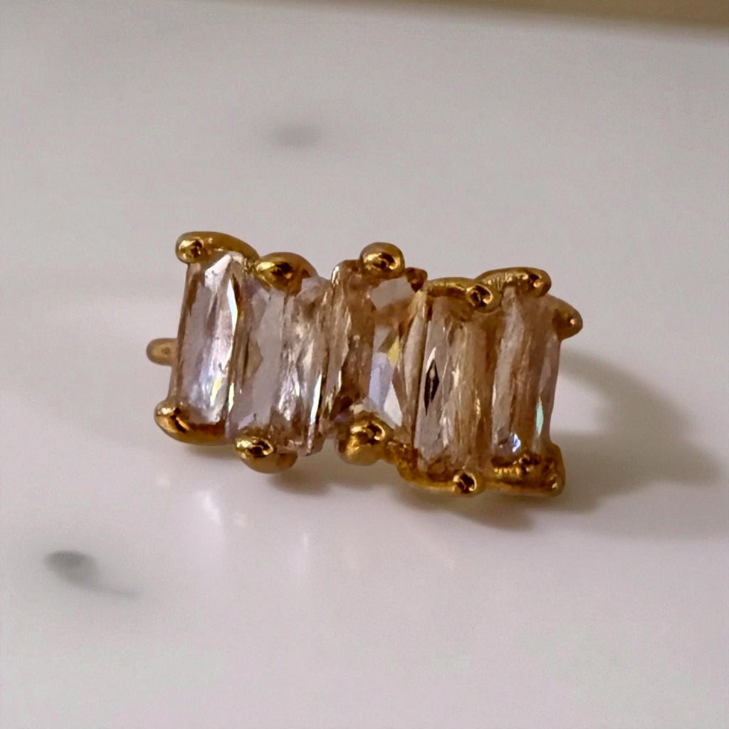 BIJOU Gold Plated Stainless Steel Ear Cuff – Hypoallergenic Fine Jewelry