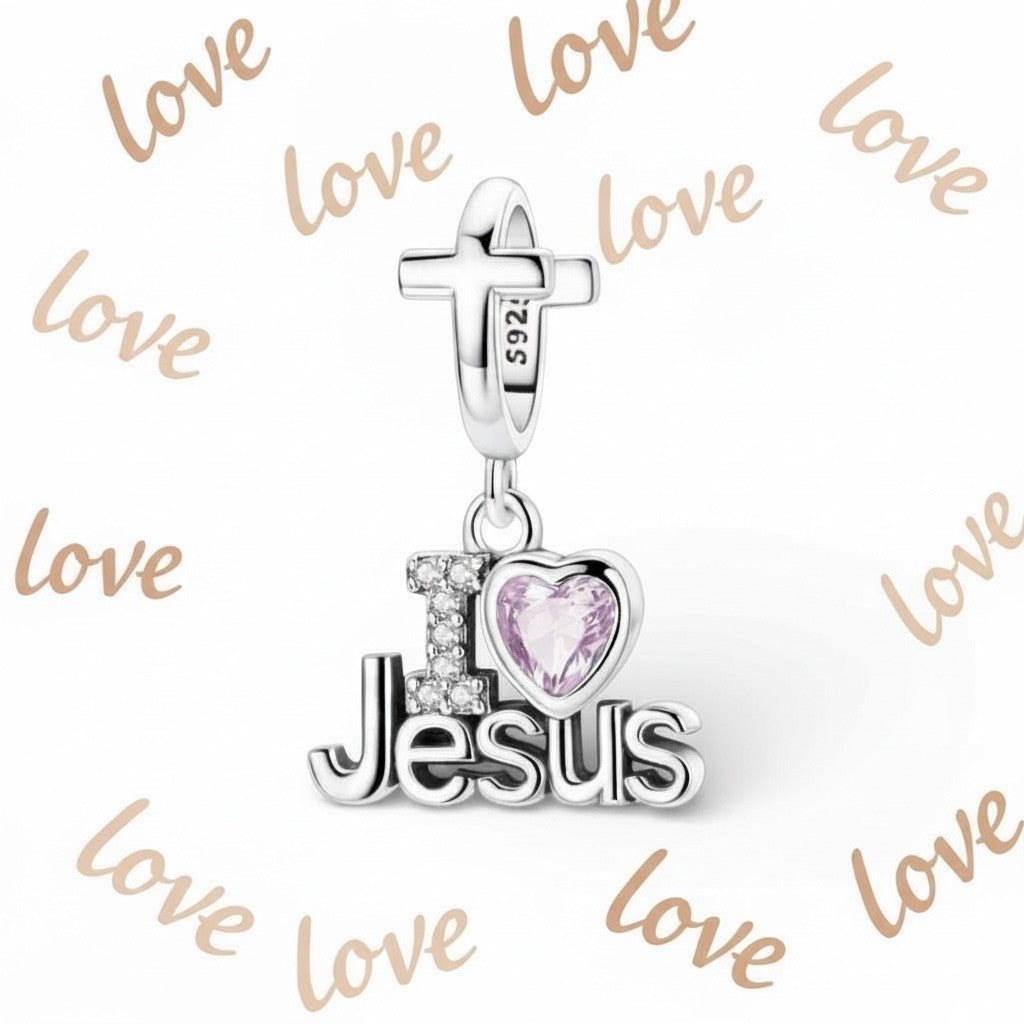 BIJOU Sterling Silver Charm (925) for Bracelet Faith