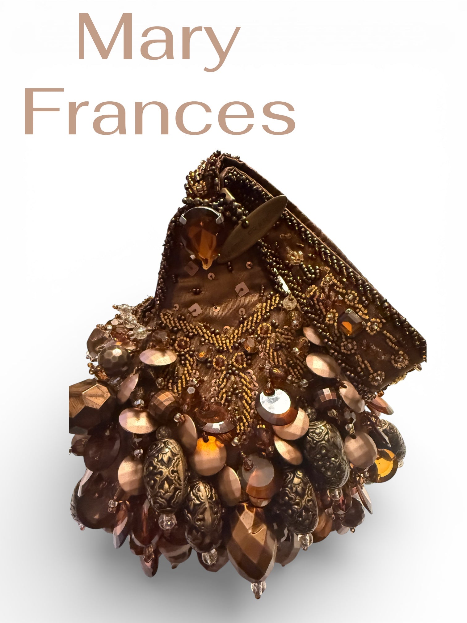 VeRse Mary Frances Vintage Line- Like New Brown Jewels