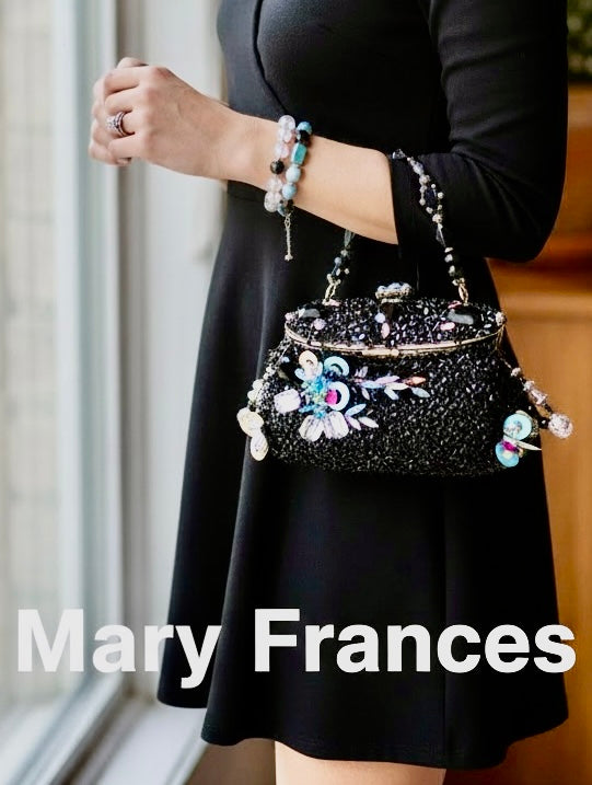 VeRse Mary Frances Vintage Line- Like New Black Jewel