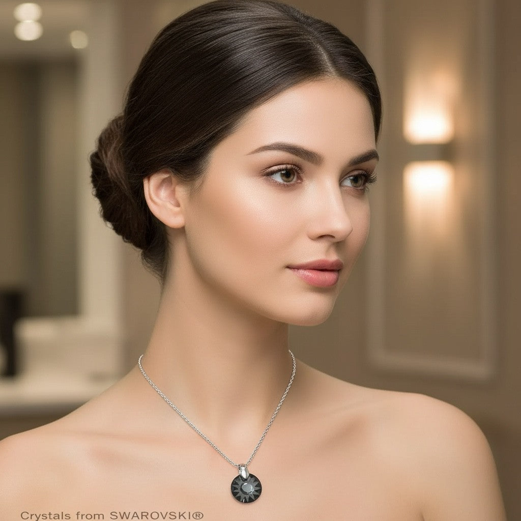 *ARRIVALS* BIJOU SWAROVSKI CRYSTAL SUN NECKLACE