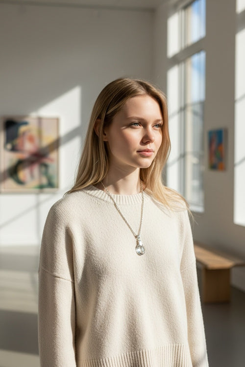 *ARRIVALS* BIJOU SWAROVSKI CRYSTAL SUN NECKLACE ( A505 )