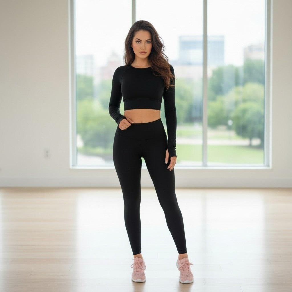 VeRse Premium Sport Long Sleeve Long Sleeve Dry-Fit Yoga / Fitness Top