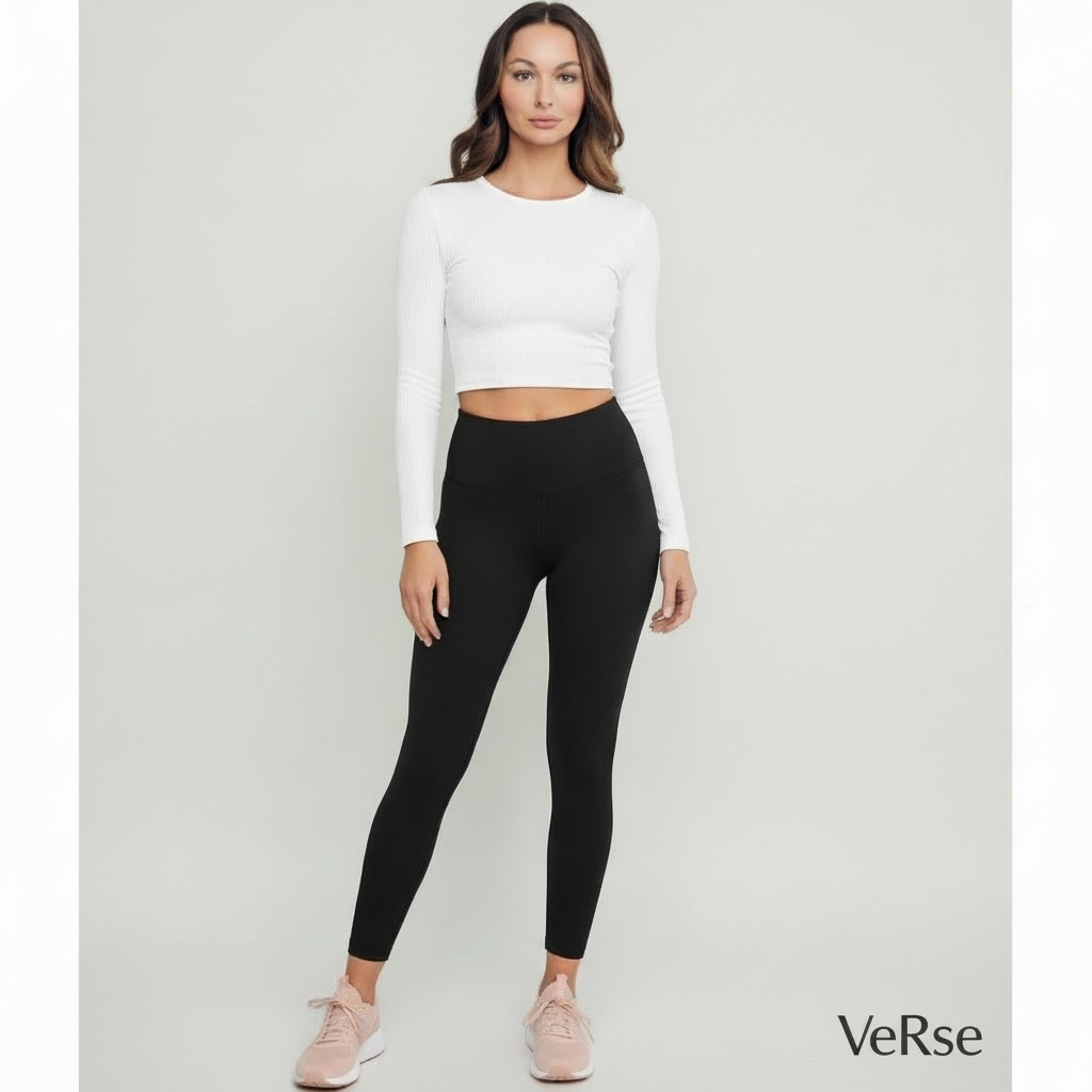 VeRse Premium Sport Long Sleeve Long Sleeve Dry-Fit Yoga / Fitness Top