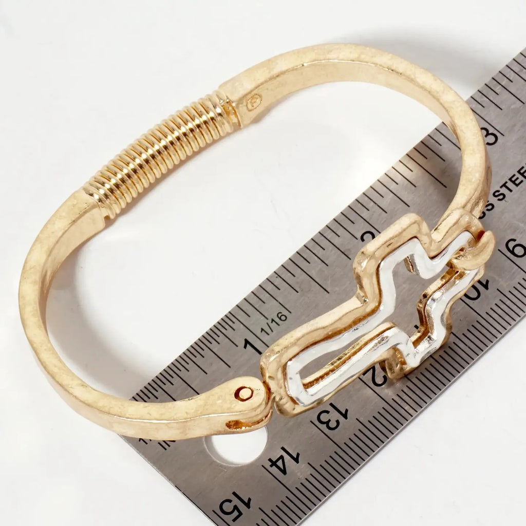 Bijou Bangle Cross Hammer Mix Media