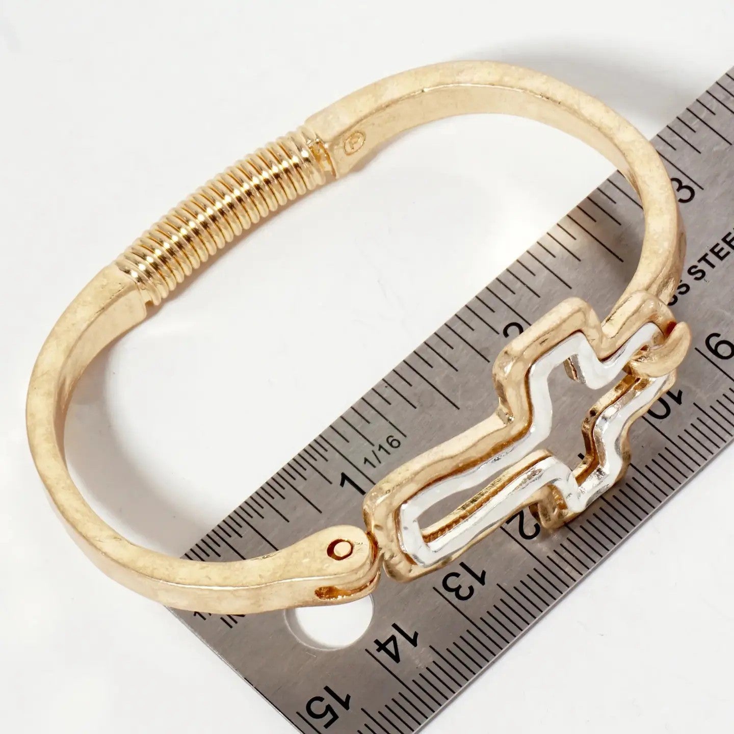 Bijou Bangle Cross Hammer Mix Media